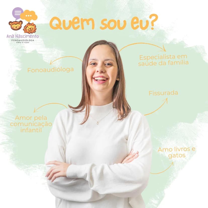 Quem é a Fonoaudióloga Ana Nascimento? Conheça mais sobre a fonoaudióloga Ana Nascimento que possui um consultório em Jaraguá o Sul.